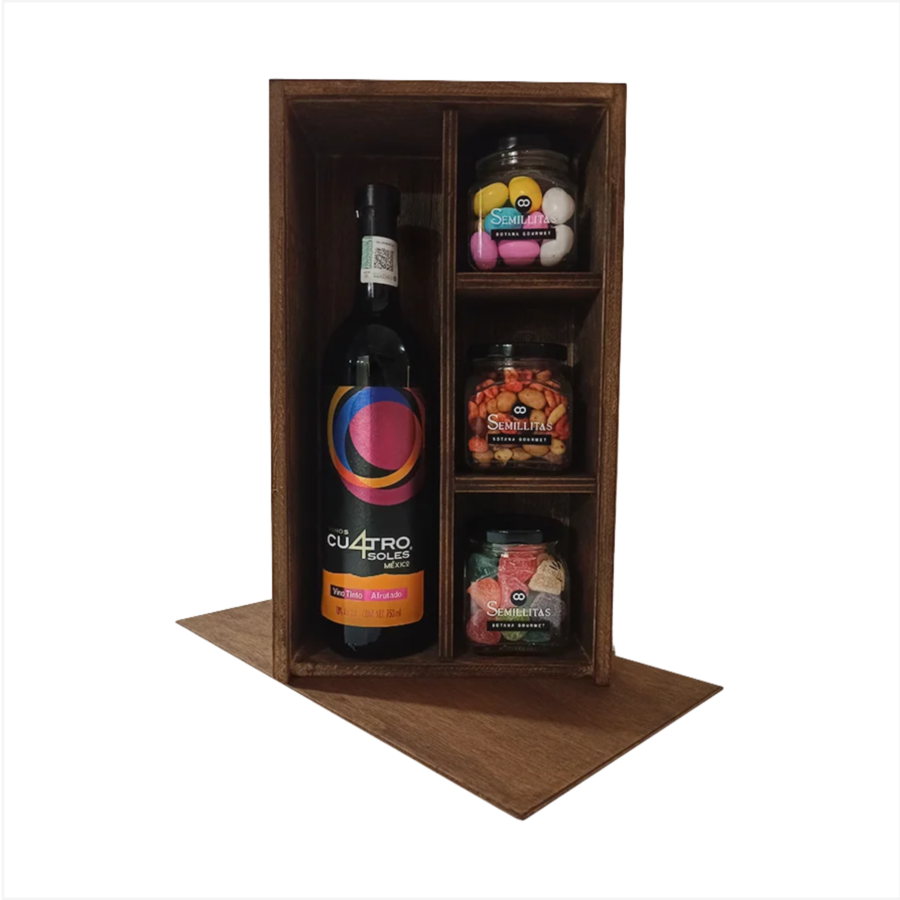 Caja de Vino Cuatro